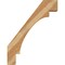 Ekena Millwork 6"W x 28"D x 36"H Merced Rough Sawn Knee Brace, Western Red Cedar BRC06X28X36MRC00RWR - alternate 4